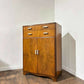 Vintage Walnut Tallboy Cabinet