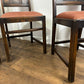 Vintage Set Of Four Oak Priory Style Dining Chairs