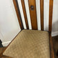 Vintage Set of Four Oak High Back Barley Twist Dining Chairs