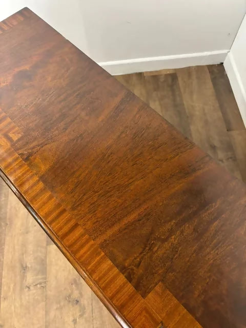 Reproduction Mahogany Crossbanded Breakfront Sideboard