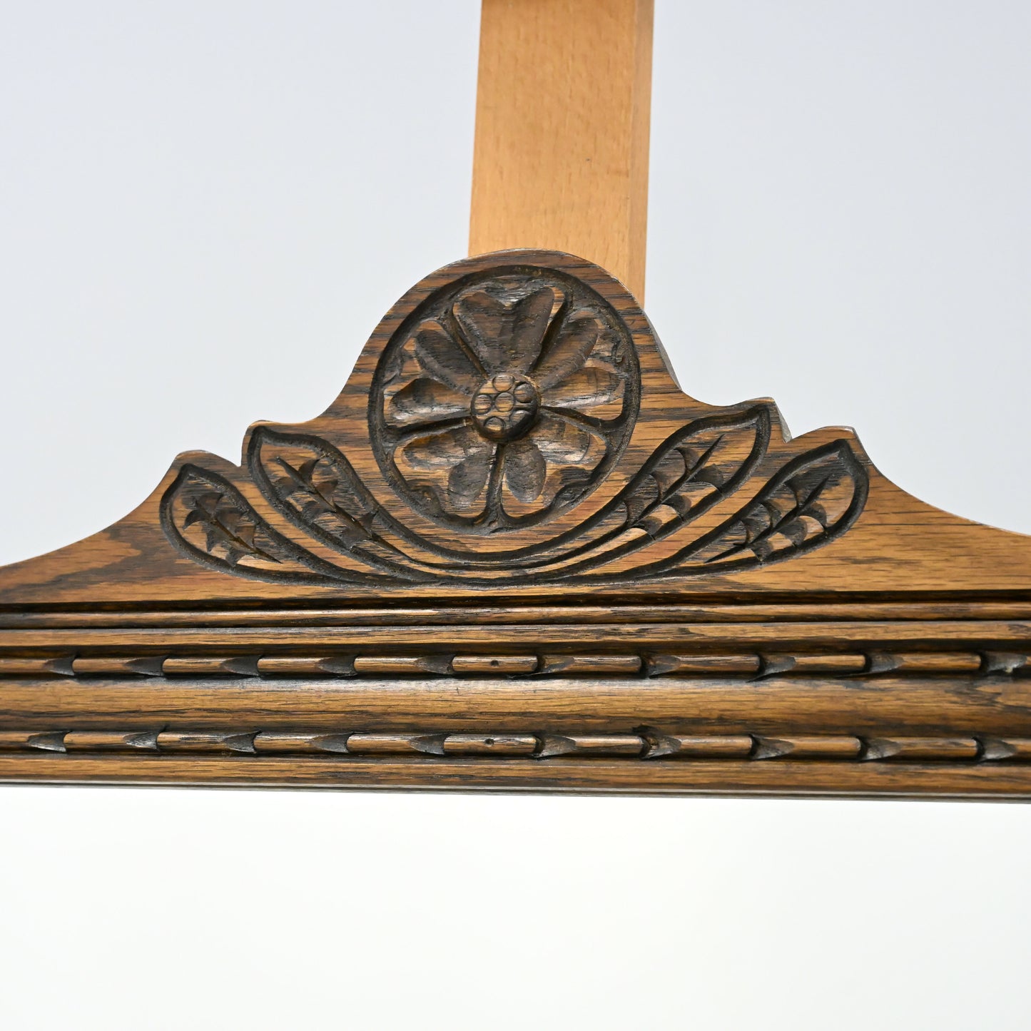 Old Charm Oak Framed Wall Mirror Heavy 80cm x 52cm Light Oak FREE Delivery. SBR9888/0912D