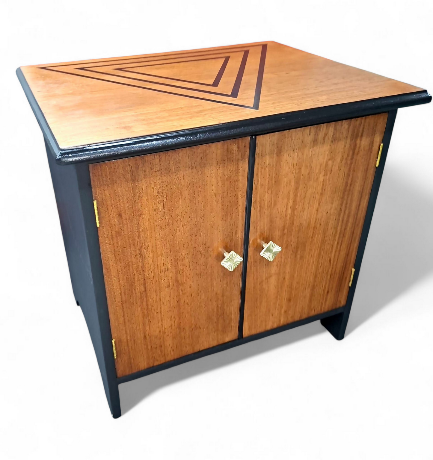 Mid Century Record Storage Cabinet