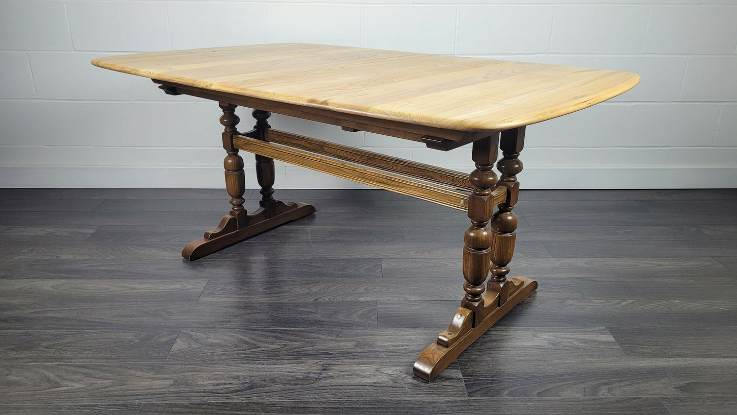 Ercol Grand Refectory Dining Table, 1990s