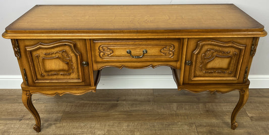Sideboard Vintage French Louis Style Carved Cupboard TV Stand Cabinet LOT 6271