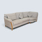 Ercol Corner Sofa Light Grey Upholstery With Cushions 2 Piece FREE UK Delivery*