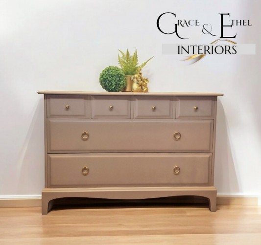 Stag Minstrel Chest of Drawers in pink