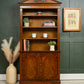 Georgian Style Open Fronted Bookcase Display Cabinet - Mahogany