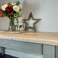 Hand Painted Farmhouse Table, 1990s