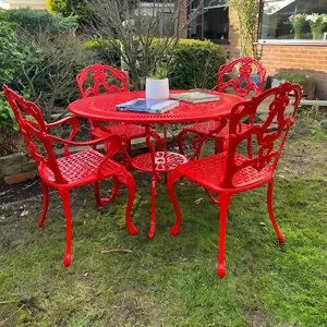 Ferrari Red Patio Set