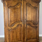 Wardrobe Vintage French Style Oak Two Door Bedroom Storage Armoire LOT 6489