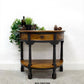 HALFMOON SOLID WOOD CONSOLE TABLE