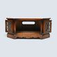 Old Charm Corner TV Stand / Video Cabinet Tudor Brown Finish FREE UK Delivery*