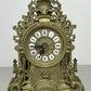 Clock Vintage French Style Quartz Ornate Roman Numeral Mantel Clock LOT 6443