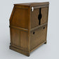 Old Charm Computer Bureau Micro Office Light Oak Red Leather FREE UK Delivery