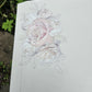 Stag Minstrel beside cabinet with 2 drawers & pullout tray painted in clotted cream