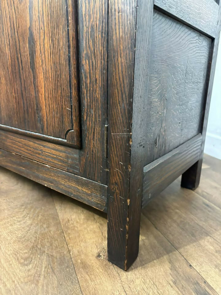 Vintage Dark Oak Sideboard