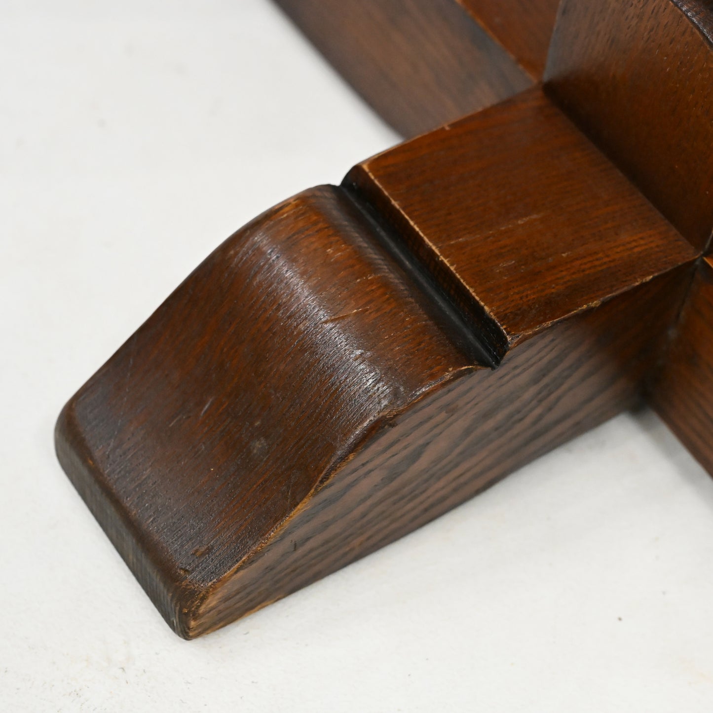 Old Charm Wine/Side Table Pedestal Tudor Brown Model 2217 FREE Delivery. SBR10692/1007E