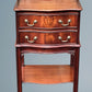 A Figured Mahogany Serpentine Chest of Drawers / Bedside Chest