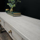 Whitewashed Oak Coffee Table – French Country Charm