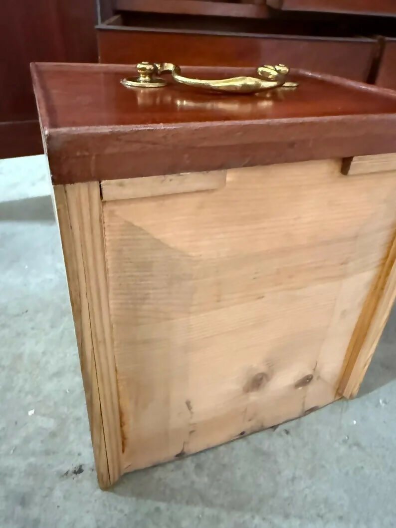 Antique Late Georgian Mahogany Estate Hall Actuary Bank Drawers Cupboard, C1800