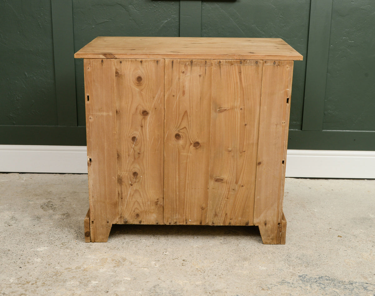 Antique Pine Chest of Drawers - 2 Over 2 - Edwardian