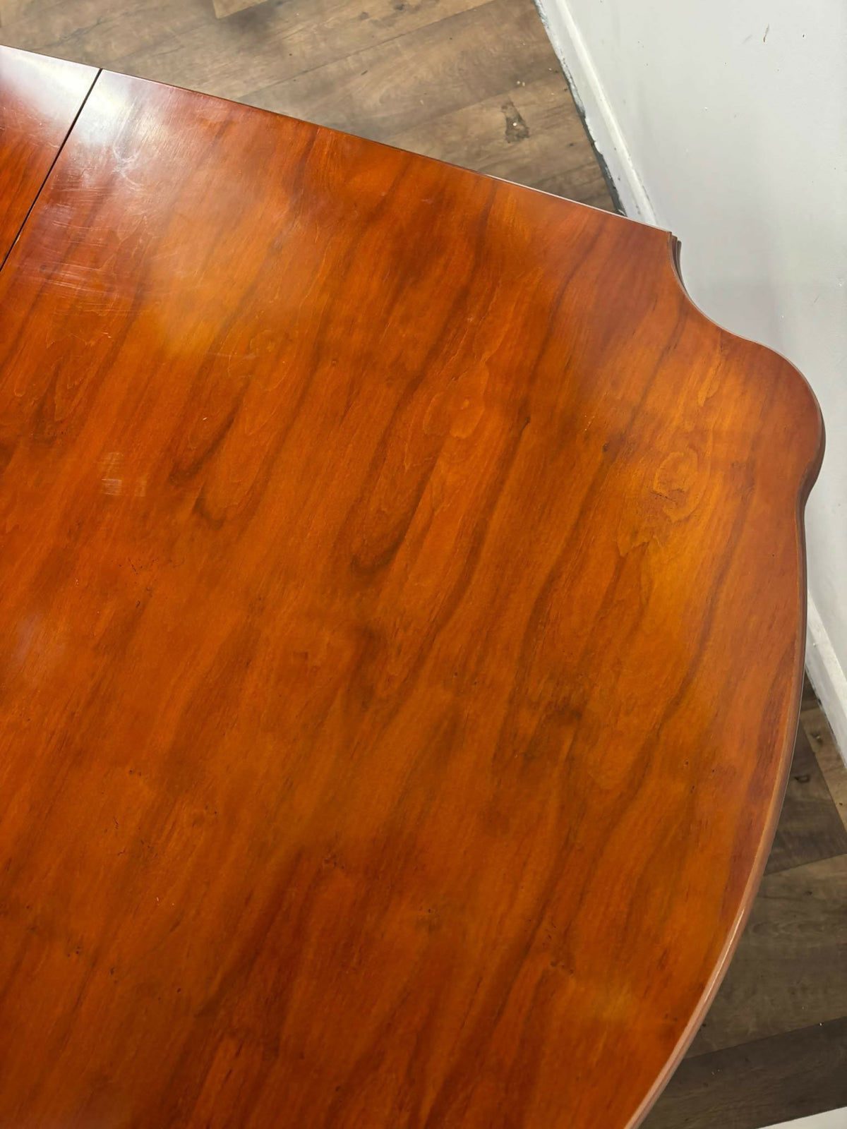 Reproduction Yew Regency Style Extending Dining Table