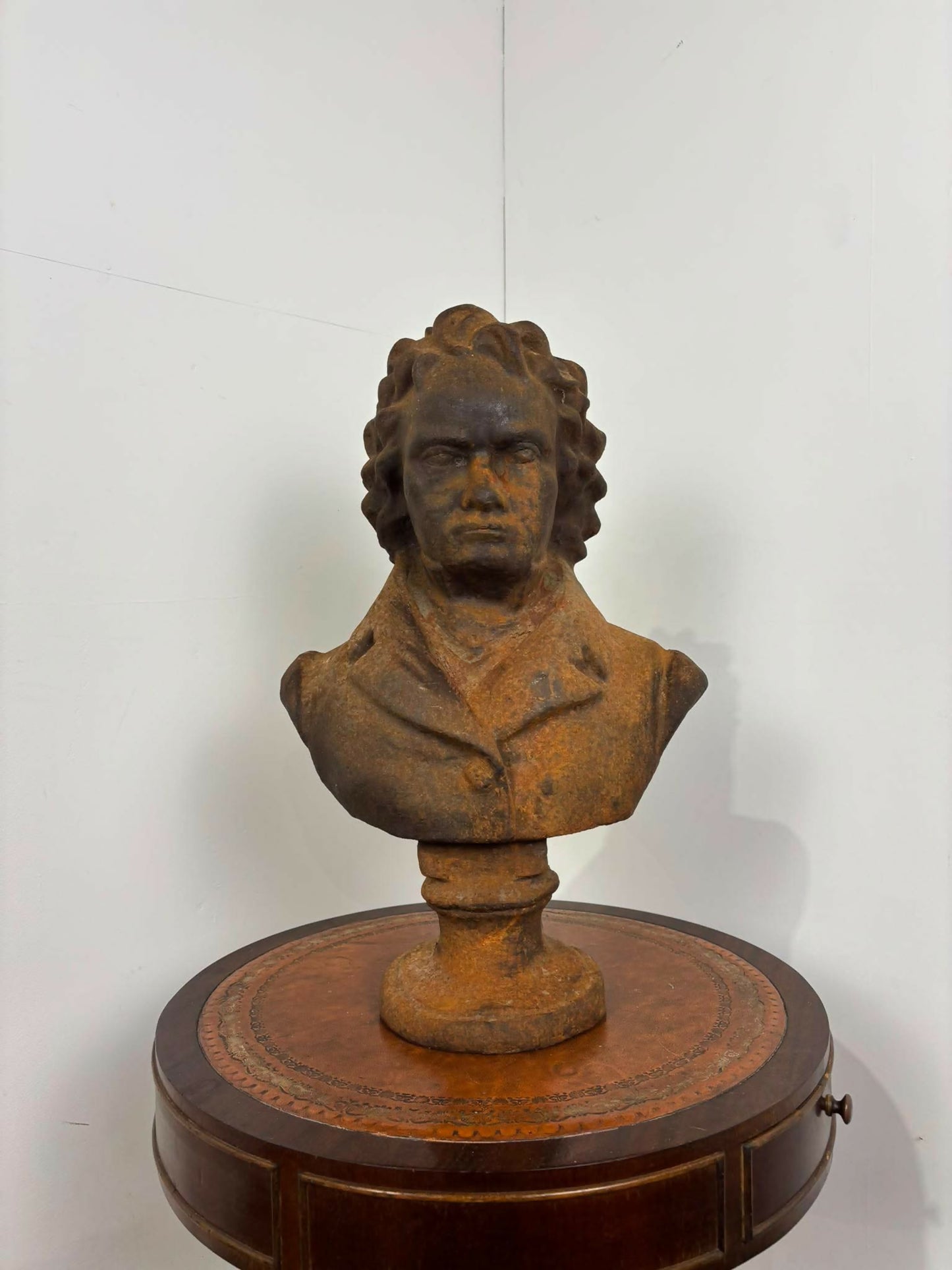 Heavy Cast Iron Bust of Beethoven