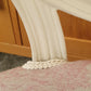 Louis XVl Newly Upholstered Accent Chair, Bergere, Pink Toile Fabric, Cream Painted Frame, Cabriole Legs. Venetian influences.