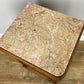 Pair of Bedside Tables Antique French Oak Carved Marble Top Cabinets LOT 6603