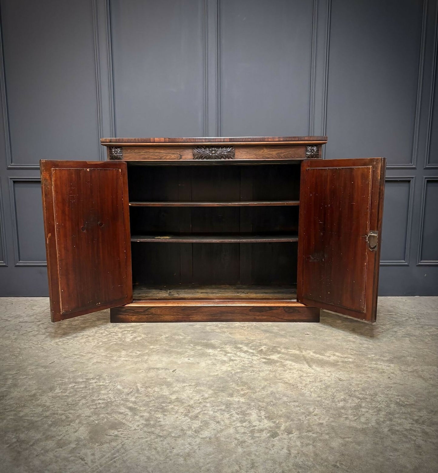 William IV Rosewood Side Cabinet