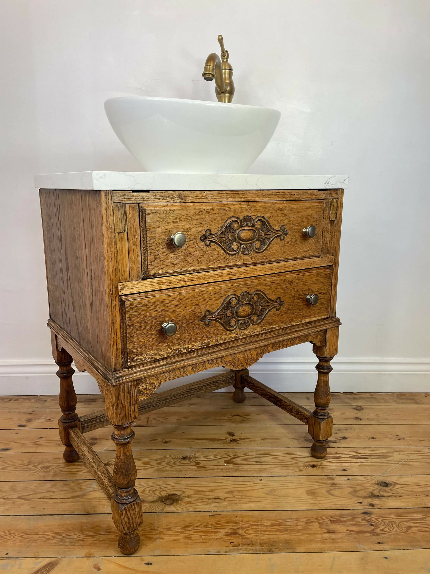 Vintage Vanity Unit Made to Order Vanity Unit Custom Made Bathroom Furniture Antique Vintage Bathroom Washstand Basin Unit