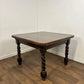 Vintage Oak Barley Twist Draw Leaf Dining Table