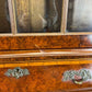 Bookcase Vintage French Carved Glass Doors Sideboard Drawers Cabinet LOT 4490