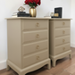 Stag minstrel beige bedside cabinets