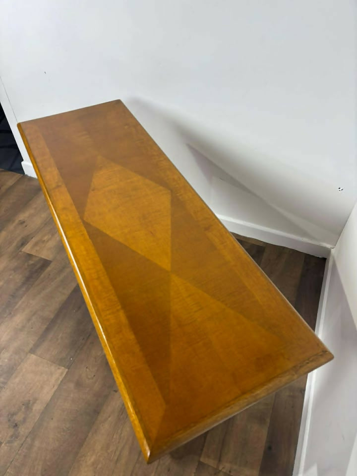 Art Deco Style Twin Pedestal Console Table