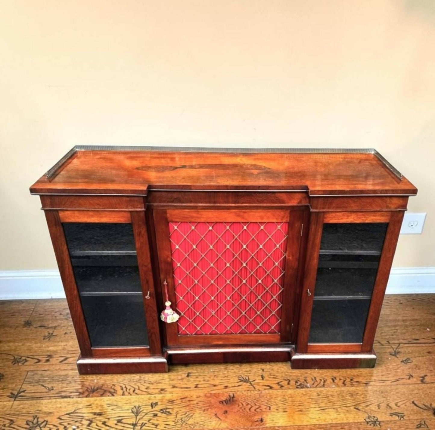 Regency Rosewood Breakfront Chiffonier / Sideboard