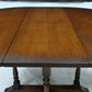 Old Charm Oak Round Dining Table Extending Seats 6 Tudor Brown FREE Delivery*