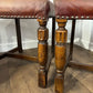 Vintage Set Of Four Oak Dining Chairs