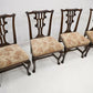 4 Chippendale Style Dining Chairs Cabriole Legs Carved Back FREE UK Delivery. SBR7223/0106B