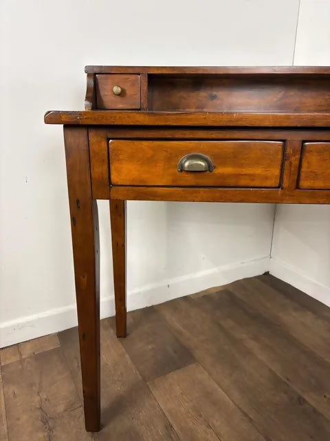 Reproduction Oriental Style Writing Table With Matching Corner Chair