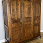 Wardrobe Vintage French Louis XVI Style Oak Three Door Carved Armoire LOT 6507