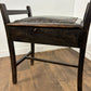 Vintage Beech Piano Stool with Lift-Up Storage