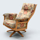 Ercol Reclining Armchair Swivels/Recliner Light Finish Frame FREE UK Delivery*