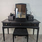 Stag Minstrel Dressing Table Mirror & Stool Black
