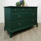Stag minstrel chest of drawers in dark green