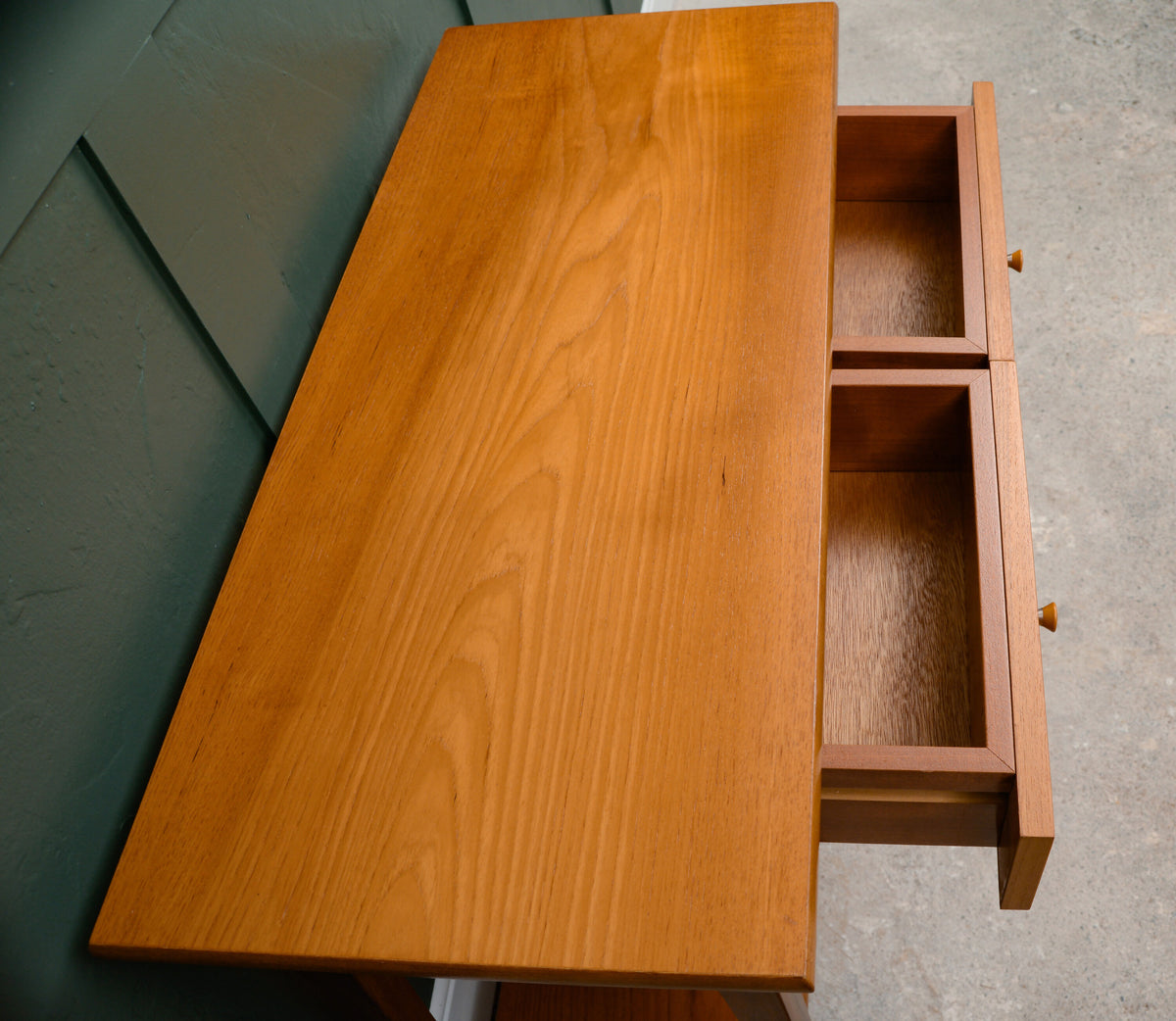 Mid Century Style Console Table with Drawers