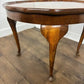 Vintage Walnut Veneer Scalloped Edge Coffee Table