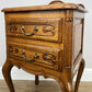 Pair of Bedside Tables Vintage French Louis Nightstands Oak Cabinets LOT 6575
