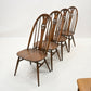 4 Ercol Windsor Swan Bow Back Dining Chairs Golden Dawn #876 FREE UK Delivery. SBR10108/2002E