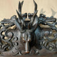 French Carved Oak Hunting Sideboard